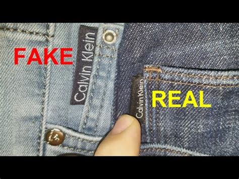 Real vs Fake Calvin Klein Jeans. How to spot counterfeit